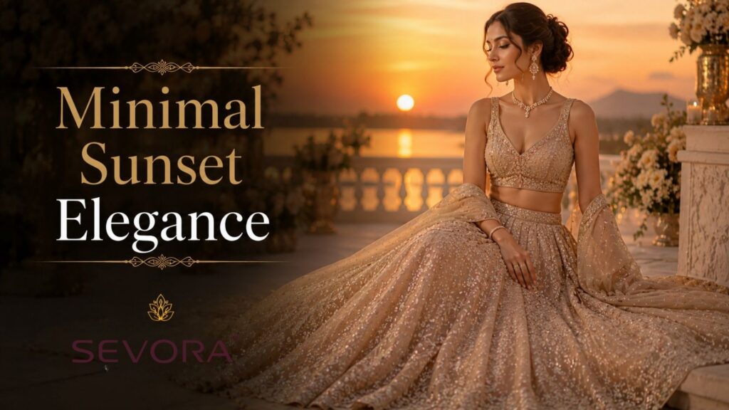 Keep It Minimum for Aesthetic Sunset Weddings 