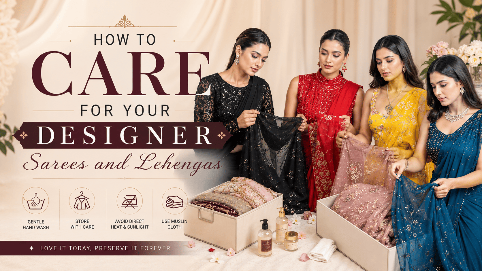 Steps To Take Care of Indian Attires