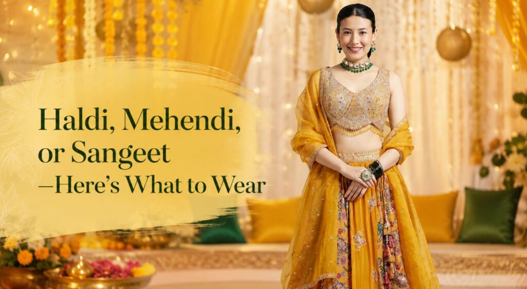 Haldi, Mehendi, or Sangeet —Here’s What to Wear
